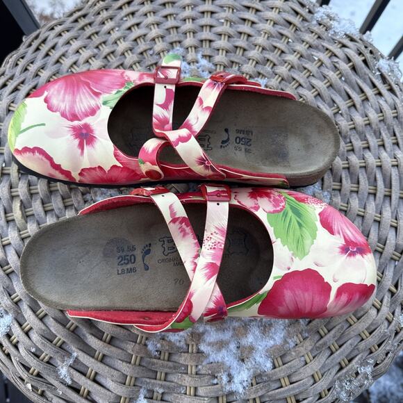 Birki’s by Birkenstock Women's 8 US 39 EU Maria Floral slip on Clogs Open Heel - Picture 11 of 15